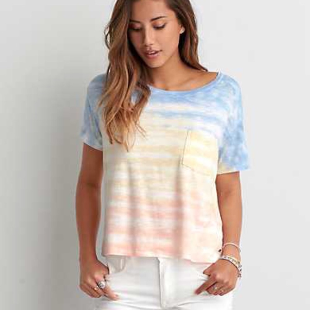 American Eagle TieDie top